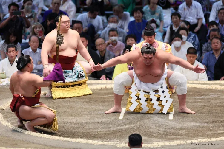 A bowl of chanko nabe hot pot — the traditional protein-rich stew eaten by sumo wrestlers in Japan