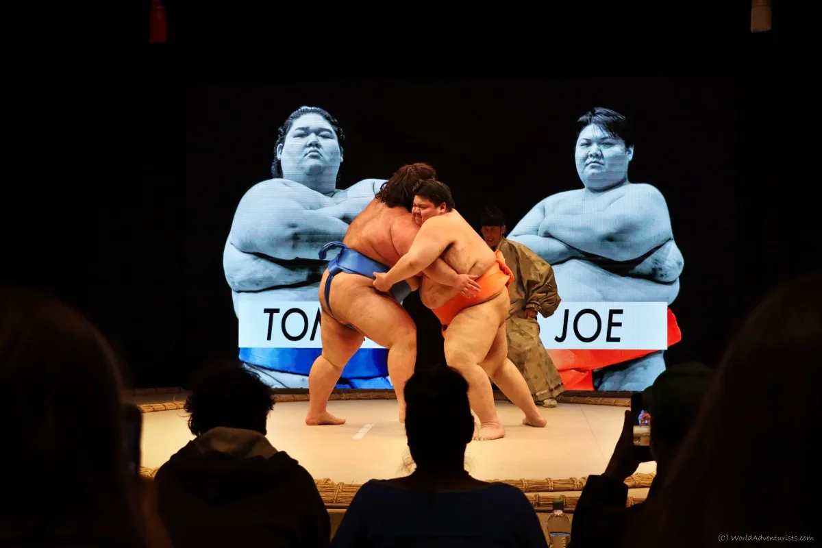THE SUMO HALL HIRAKUZA OSAKA — Japan's dedicated sumo entertainment show hall in Namba Parks