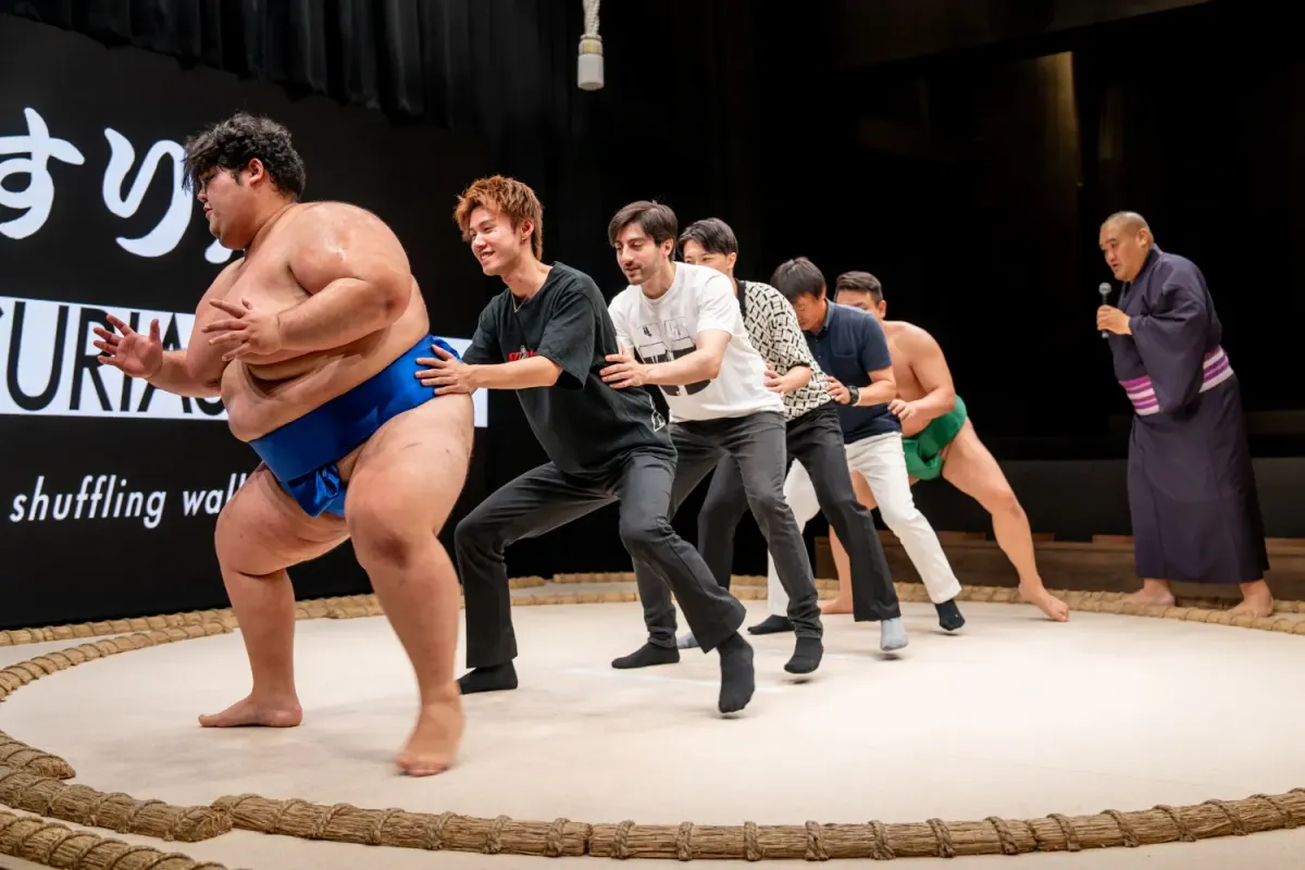 Osaka Sumo Experience with Live Show & Audience Challenge